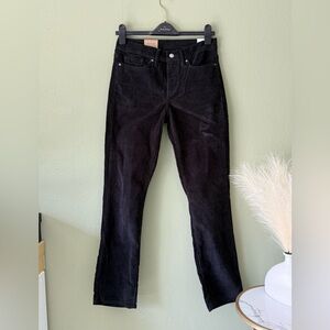 Levi's Black Corduroy Jeans men NWT 28*30